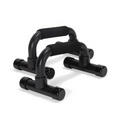 RECOVR Push-Up Bars | Ergonomic Non-Slip Elevated Push-Up Handles for Deep Range of Motion (2-Pack)