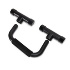 RECOVR Push-Up Bars | Ergonomic Non-Slip Elevated Push-Up Handles for Deep Range of Motion (2-Pack)
