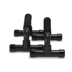 RECOVR Push-Up Bars | Ergonomic Non-Slip Elevated Push-Up Handles for Deep Range of Motion (2-Pack)