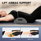 3-in-1 Electric Back Massager Cushion | Heat Therapy, Vibration & Lumbar Traction Support