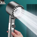 High Pressure Filter Shower Head | 3-Mode Spray with Scalp Massage Brush