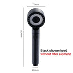 High Pressure Filter Shower Head | 3-Mode Spray with Scalp Massage Brush