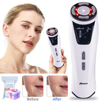 Mini HIFU RF Facial Device | Radiofrequency Ultrasonic Skin Tightening with EMS & Microcurrent