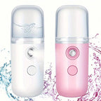 Portable Facial Steamer | Mini USB Nano Mist Sprayer for Skin Hydration & Glow