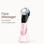 EMS Microcurrent Facial Lifting Device | 5-in-1 Face Massager with Hot Cold Therapy & Deep Cleansing
