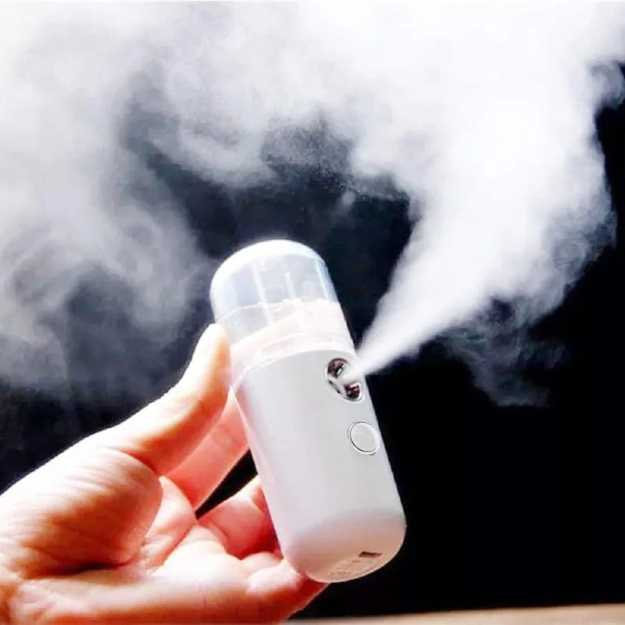 Portable Facial Steamer | Mini USB Nano Mist Sprayer for Skin Hydration & Glow