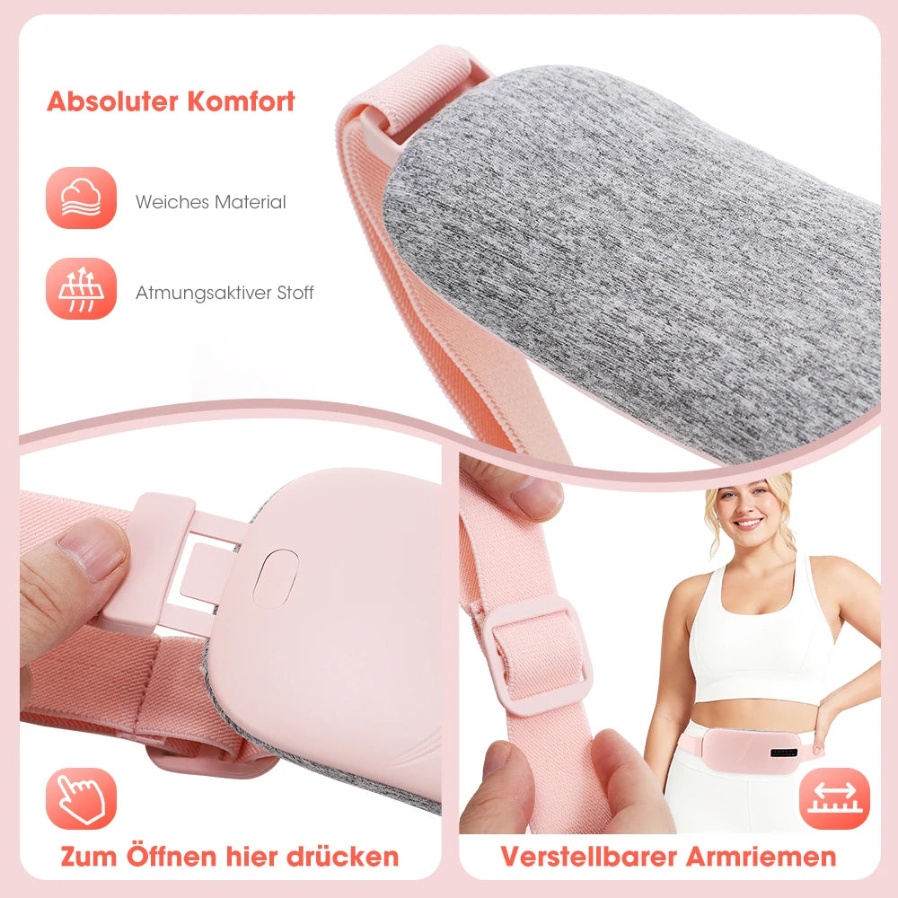 Electric Wireless Heating Pad for Women | Portable Heat Therapy Device