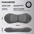 3-in-1 Electric Back Massager Cushion | Heat Therapy, Vibration & Lumbar Traction Support