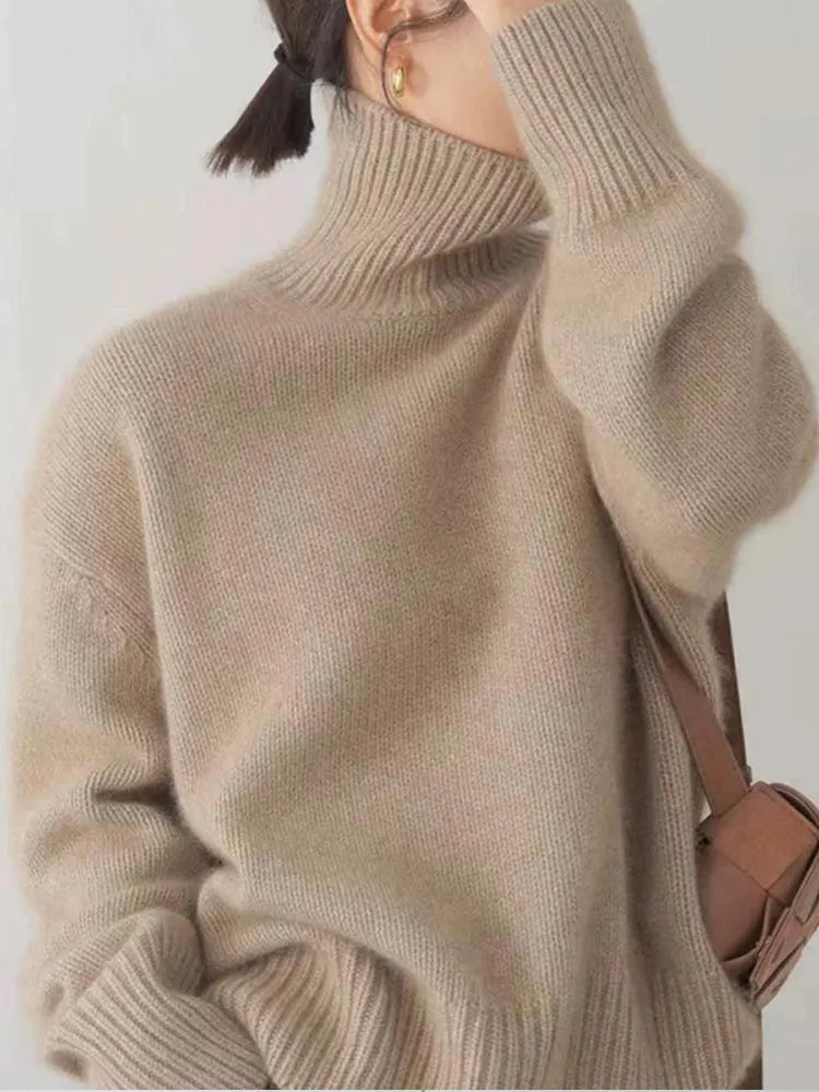 Women's Turtleneck Oversized Sweater
