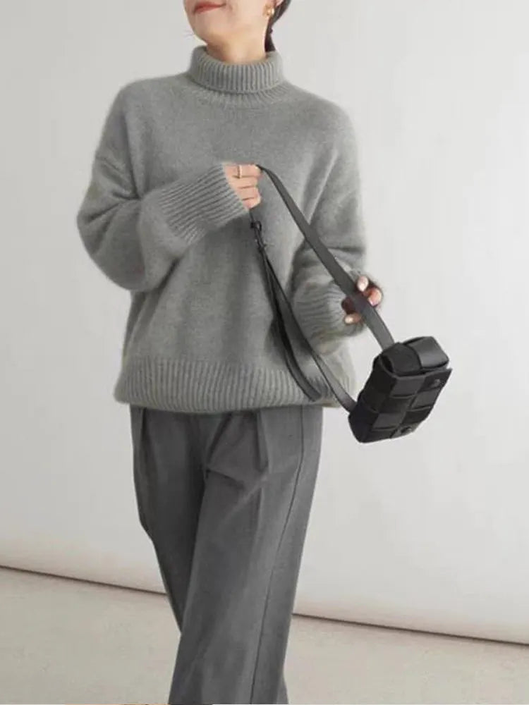 Women's Turtleneck Oversized Sweater