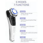 EMS Microcurrent Facial Lifting Device | 5-in-1 Face Massager with Hot Cold Therapy & Deep Cleansing