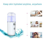 Portable Facial Steamer | Mini USB Nano Mist Sprayer for Skin Hydration & Glow