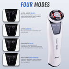 Mini HIFU RF Facial Device | Radiofrequency Ultrasonic Skin Tightening with EMS & Microcurrent