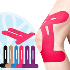 Pre-Cut Kinesiology Tape for Knee Support – Elastic Sports Tape for Stability, Mobility & Muscle Support