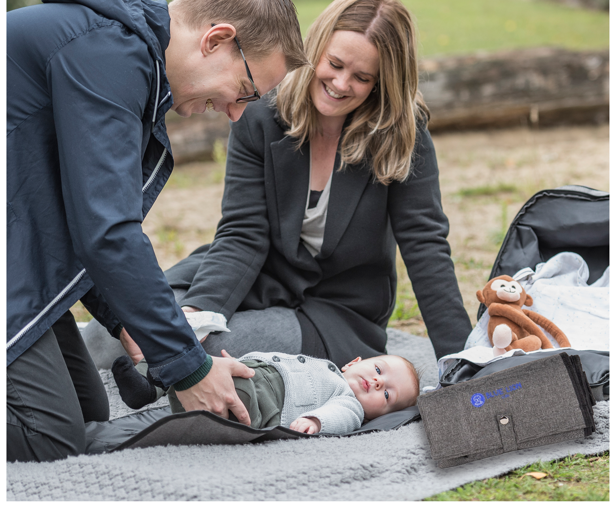 Diaper Bag Backpack with Insulated Pockets & Changing Pad – Waterproof Baby Travel Backpack for Moms & Dads