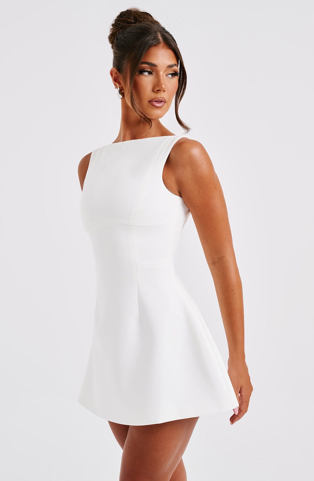 Ophelia Mini Dress – Ivory | Strapless Backless Bubble-Hem Mini Dress | Bachelorette, Bridal Shower & Going-Out