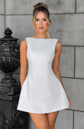 Ophelia Mini Dress – Ivory | Strapless Backless Bubble-Hem Mini Dress | Bachelorette, Bridal Shower & Going-Out