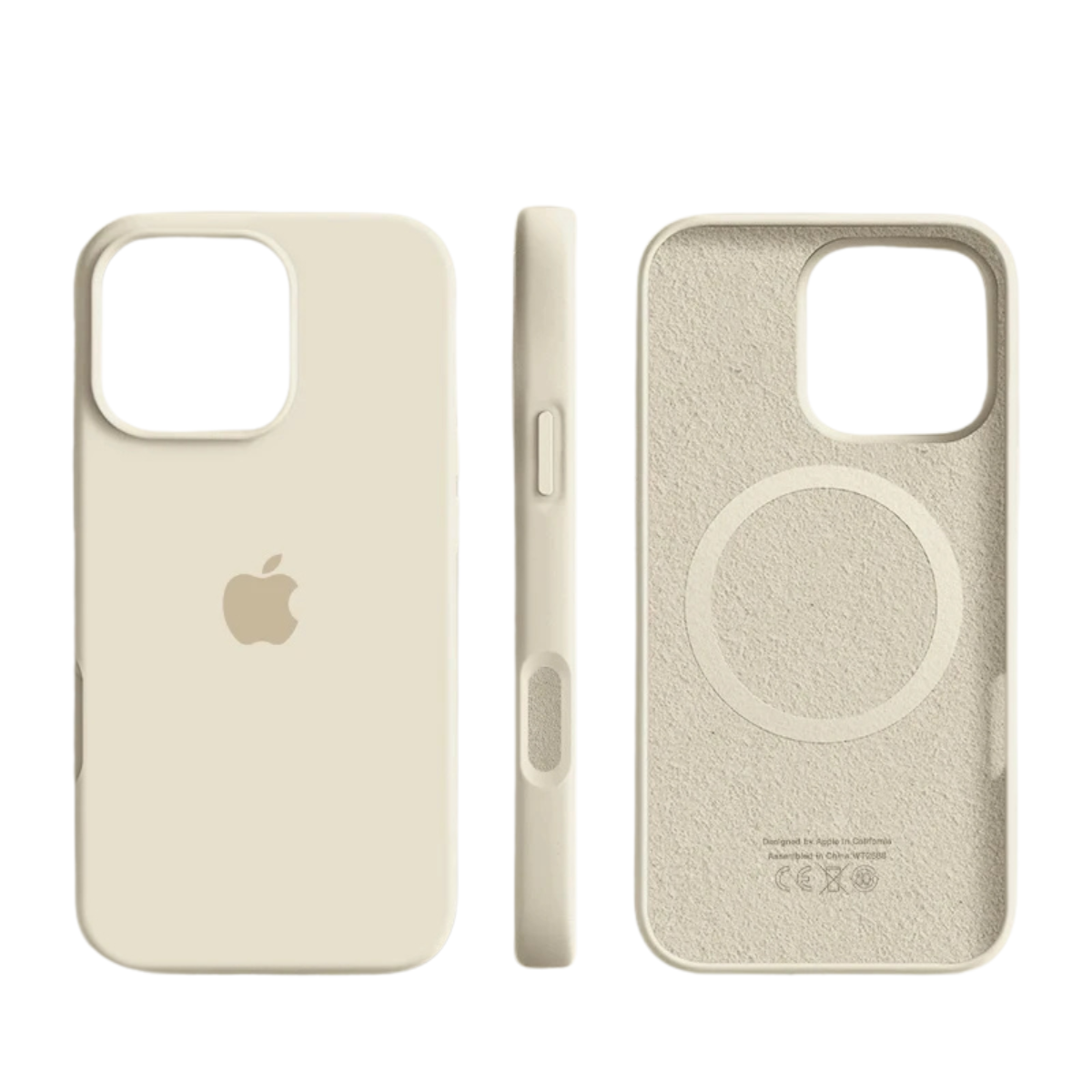RECOVR MagSafe Silicone iPhone Case – Shockproof Protection with Soft Microfiber Lining | Premium Slim Cover