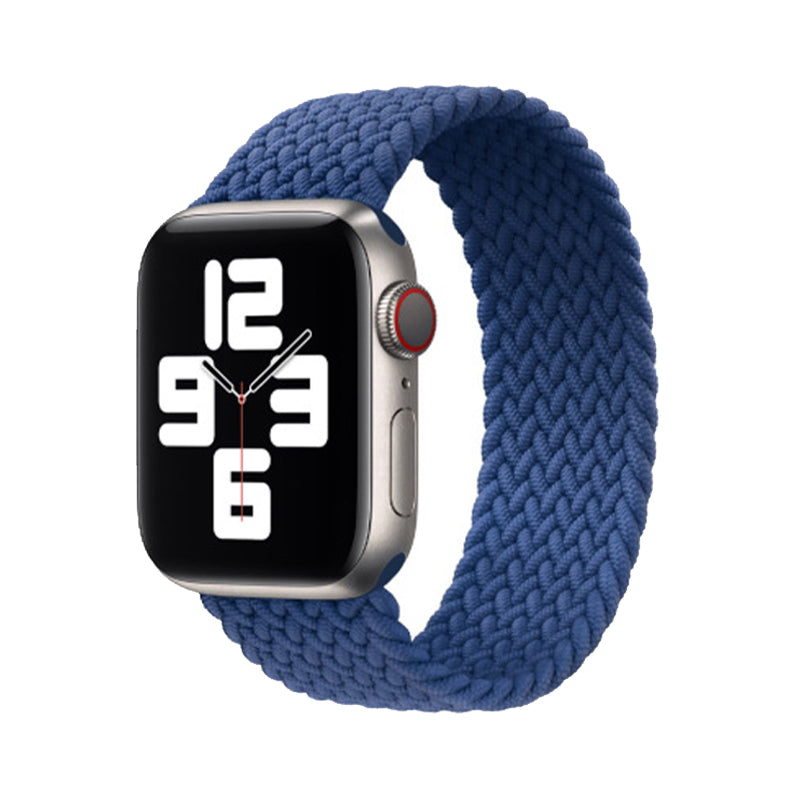 RECOVR Braided Stretch Watch Band Blue | All-Day Comfort & Flexibility