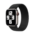 RECOVR Braided Stretch Apple Watch Band Black II | Flexibility & All-Day Comfort