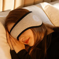 RECOVR Sleep Mask & Earplugs Set | 2-in-1 Noise-Blocking Eye Mask for Deep Sleep & Travel