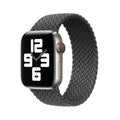 RECOVR Braided Stretch Apple Watch Band Black | All-Day Comfort & Flexibility