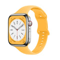 RECOVR Apple Watch Slim Strap Band | Lightweight Silicone Sport Band — Yellow