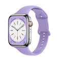 RECOVR Apple Watch Slim Strap Band | Lightweight Silicone Sport Band — Purple