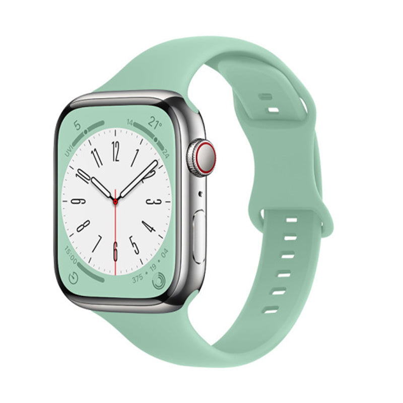 RECOVR Apple Watch Slim Strap Band | Lightweight Silicone Sport Band — Mint