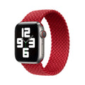RECOVR Braided Stretch Apple Watch Band - Red | Flexibility & All-Day Comfort