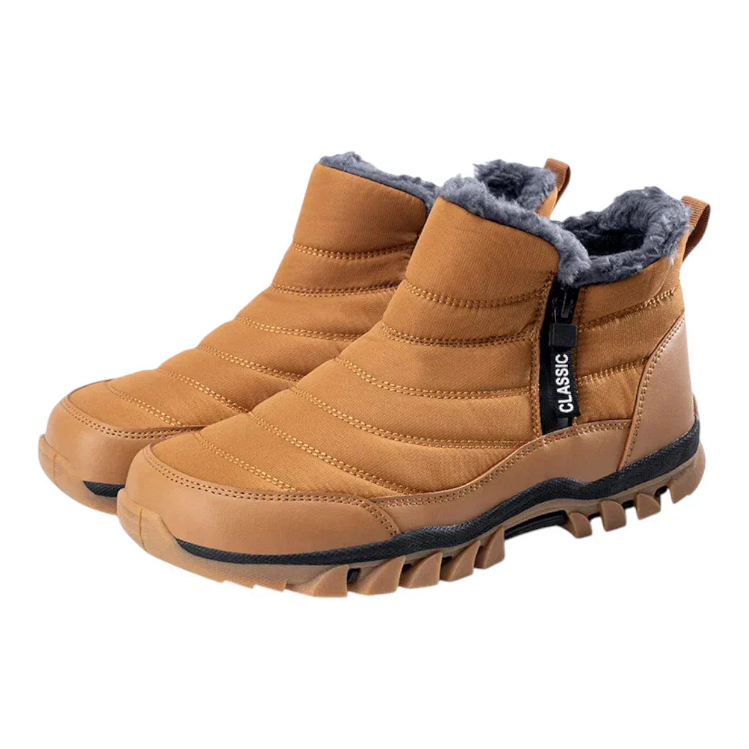 RECOVR Zavorn Winter Boots for Men – Warm Fleece Lined Snow Boots