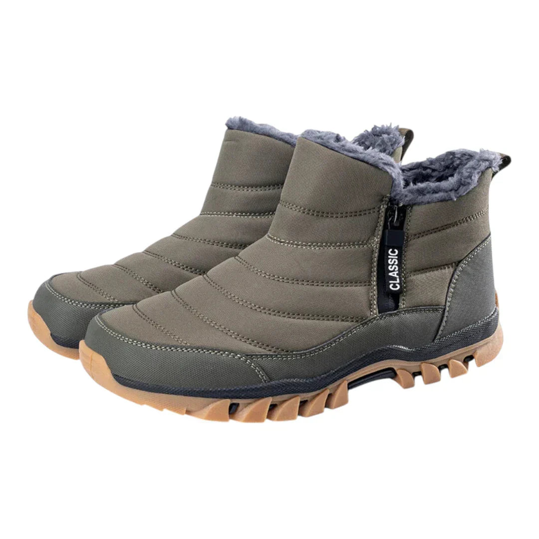 RECOVR Zavorn Winter Boots for Men – Warm Fleece Lined Snow Boots