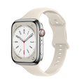 RECOVR Apple Watch Slim Strap Band | Lightweight Silicone Sport Band — Sand