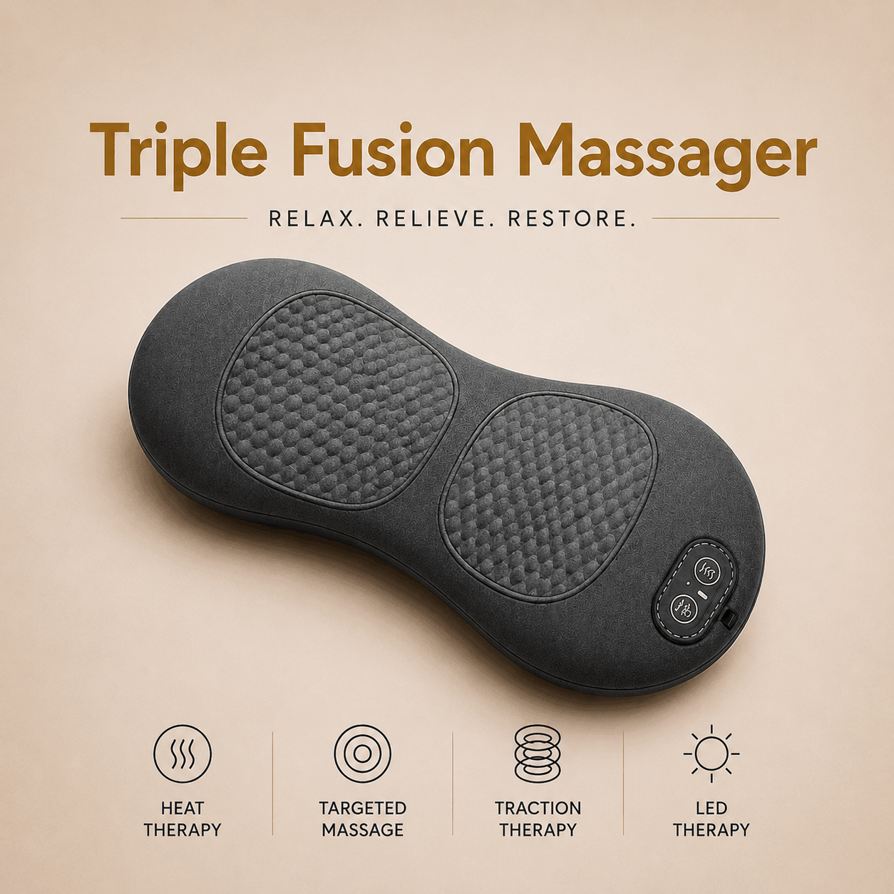 RECOVR Triple Fusion Lumbar Cushion